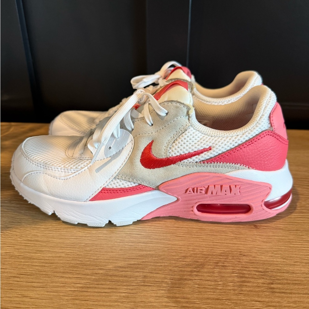 Nike Air Max Sneakers White Pink Women’s Size 8